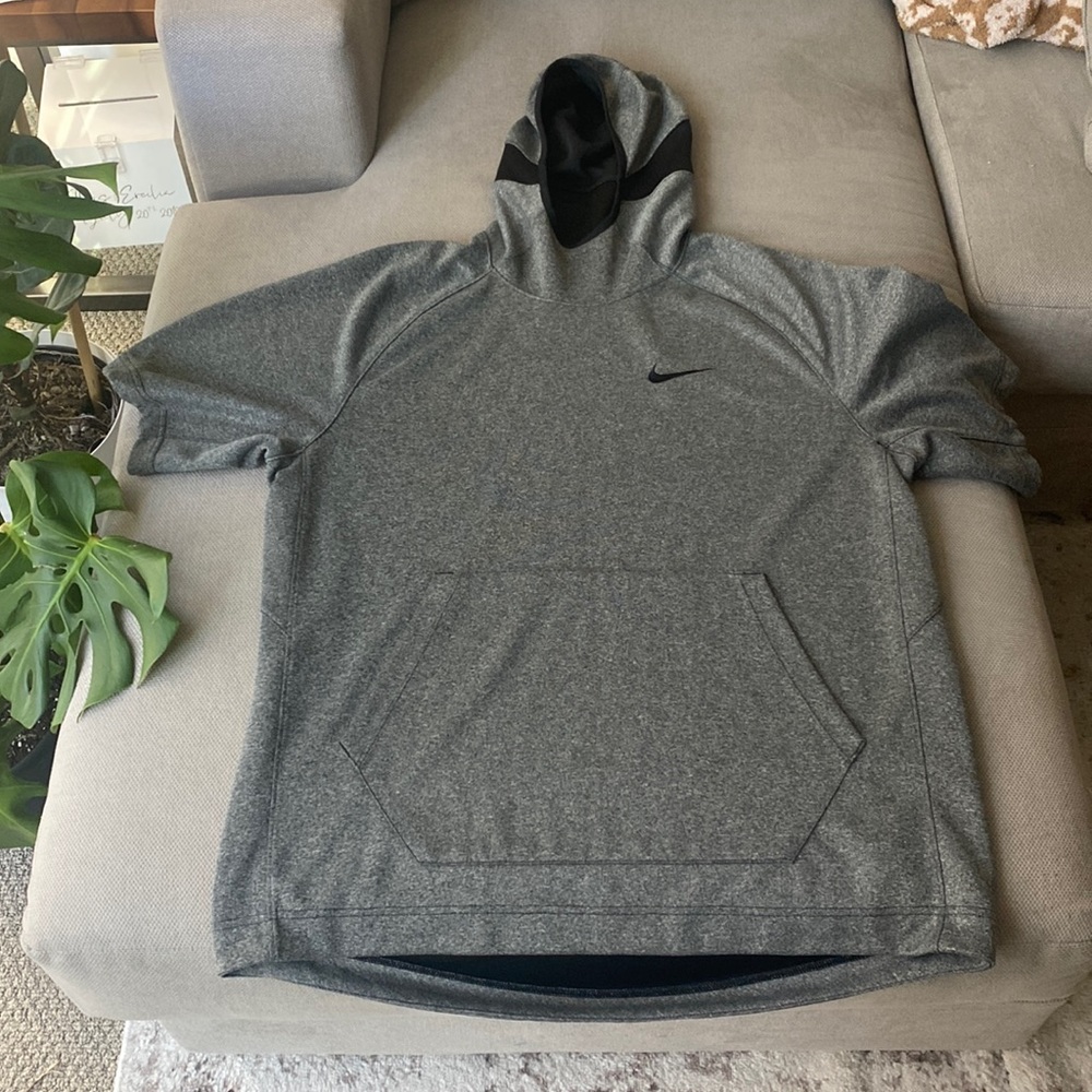 Nike short sleeve hoodie